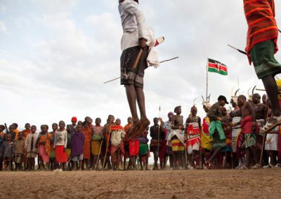 Marcy Mendelson, The Samburu Story | Samburu moran inpsire the next generation to jump as high.