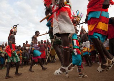 Marcy Mendelson, The Samburu Story | Samburu moran (warriors) jump high as part of the dance, and to show off their skills.